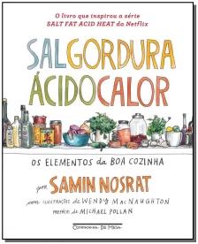 Sal, gordura, ácido, calor